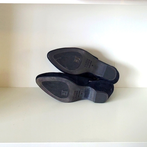 Eileen Fisher Gatwick Nubuck Slingback Block Heel Pumps - Picture 8 of 8